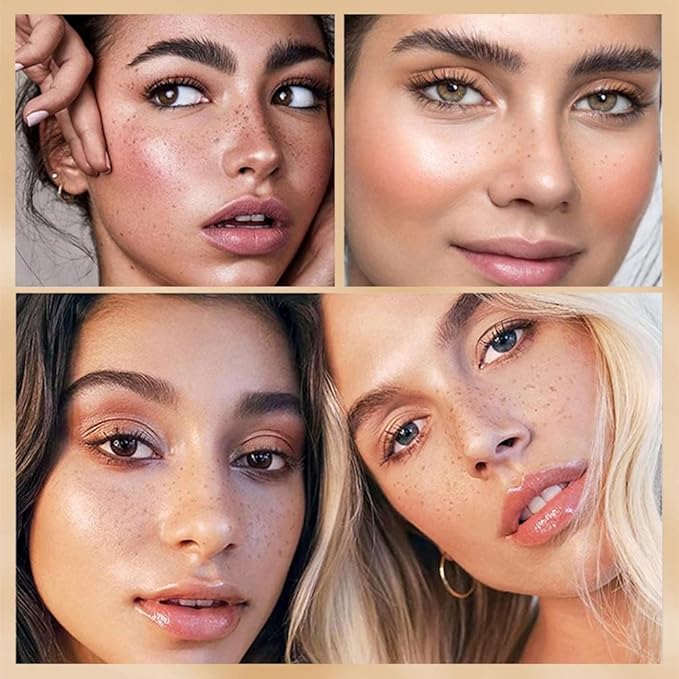 Freckle Pen 4 Colors Natural Freckle Pen Fake Freckle Pen Waterproof Long Lasting Soft Spots Natural Relaxing Sun Makeup (Chestnut)-Velvo Beauty