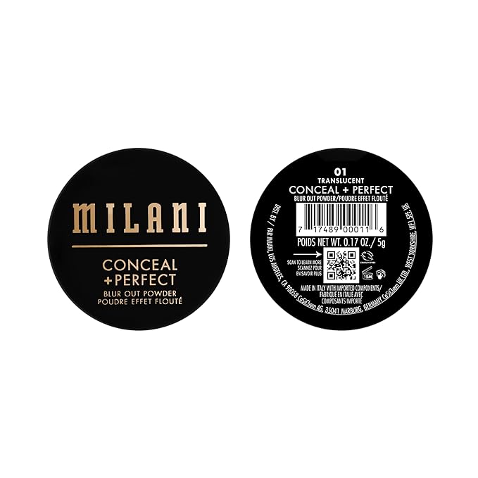 Milani Conceal + Perfect Blur Out Matte Setting Powder for All Skin Tones-Velvo Beauty
