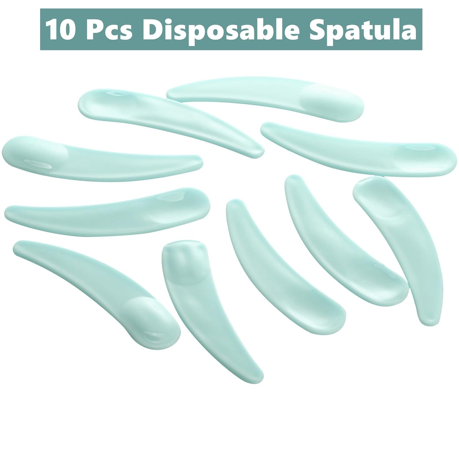 Refillable Cosmetic Sample Jars - 100 Pack 10g (0.35oz) Green Small Travel Containers with Lids + 10 Mini Makeup Spatulas - BPA Free-Velvo Beauty