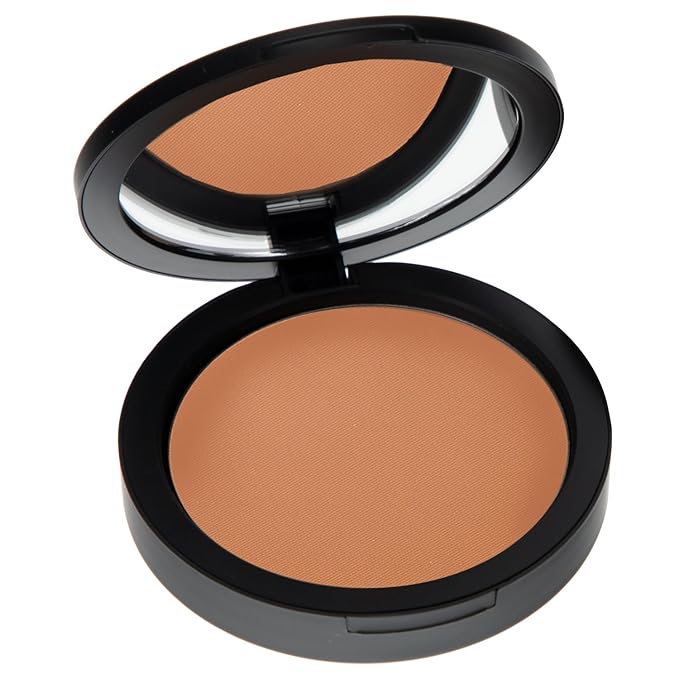 Mineral Dual Powder in Toasted (Medium Dark Tan) | 4-in-1 Pressed Mineral Foundation with SPF 15 for Flawless Glow & Soft Looking Skin | Oil Free, Talc Free, Gluten Free | 0.45 Oz | by Mommy Makeup-Velvo Beauty
