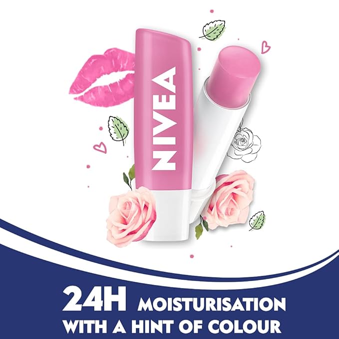 Nivea Lip Soft Rose Blister Pack-Velvo Beauty