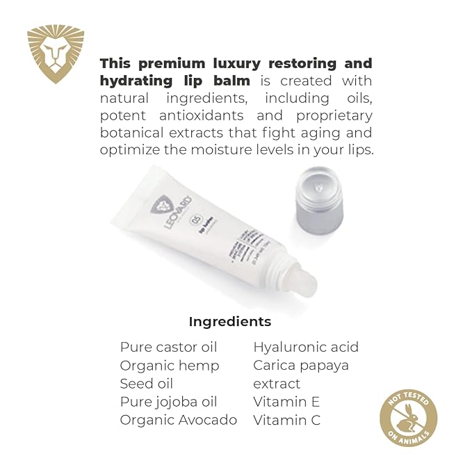 Lip Luster Hyaluronic Acid Lip Hydrating Lip Serum Balm - Organic Natural Lip Hydrating Treatment, Moisturizing Lip Serum, Reduce Dryness Lip Lines Lip Enhancer For Fuller Plump Lips (1 Pack)-Velvo Beauty