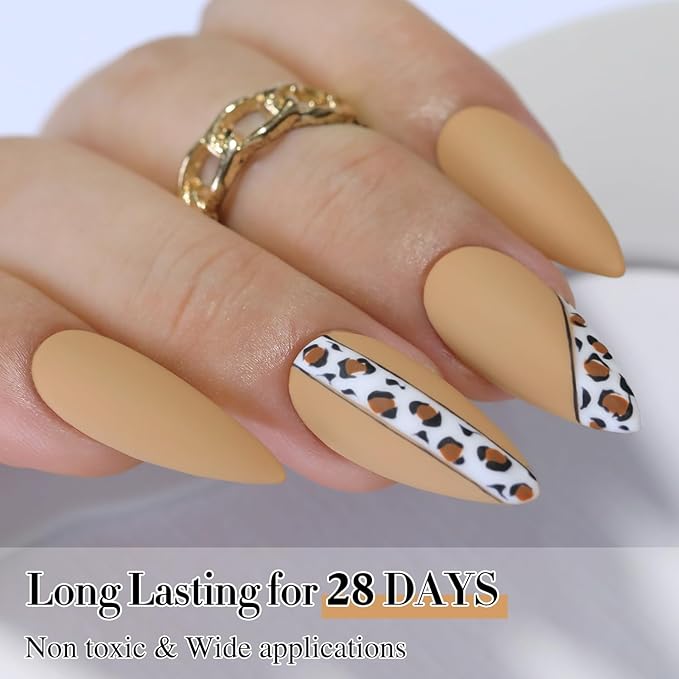 Double Rhythm 0.50 OZ Nude Gel Polish Same Color Same Bottle Sheer Pastel Neutral Natural Milky 15 ML Jelly UV Nail Art DIY at Home (Earth Beige-A1442)-Velvo Beauty