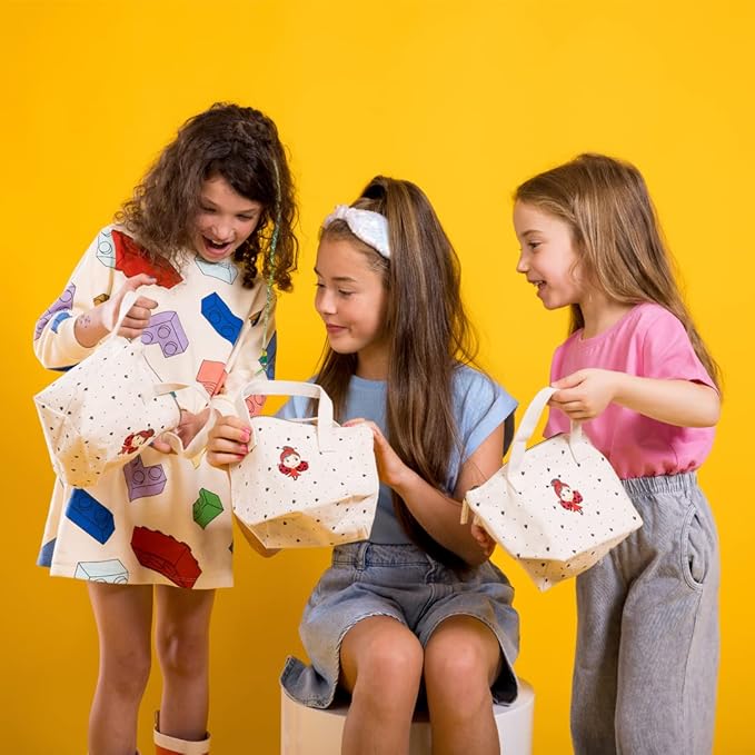 MISS NELLA Kids Bag of Wonders, Makeup & Nail Polish Set Safe and Fun Gift - Hypoallergenic, Dermatologically Tested Kid-Friendly, Non-Toxic, Cosmetic Bag Included – Special Edition-Velvo Beauty