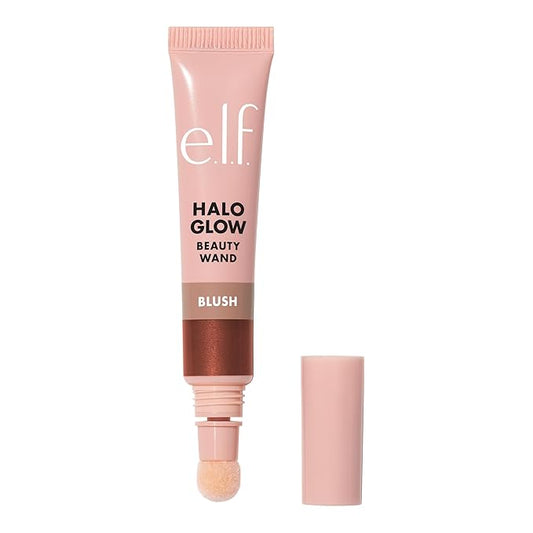 e.l.f. Halo Glow Blush Beauty Wand, Liquid Blush Wand For Radiant, Flushed Cheeks, Infused With Squalane, Vegan & Cruelty-free, You Go Cocoa-Velvo Beauty