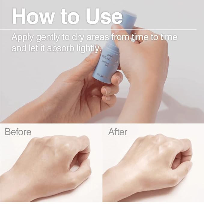 THESAEM Snail Essential EX Cooling Solution Stick Balm – Under Eye Depuffing & Soothing – Face & Eye Serum Treatment – With Snail Collagen & Aquaxyl for Moist Glow, 0.38oz.-Velvo Beauty