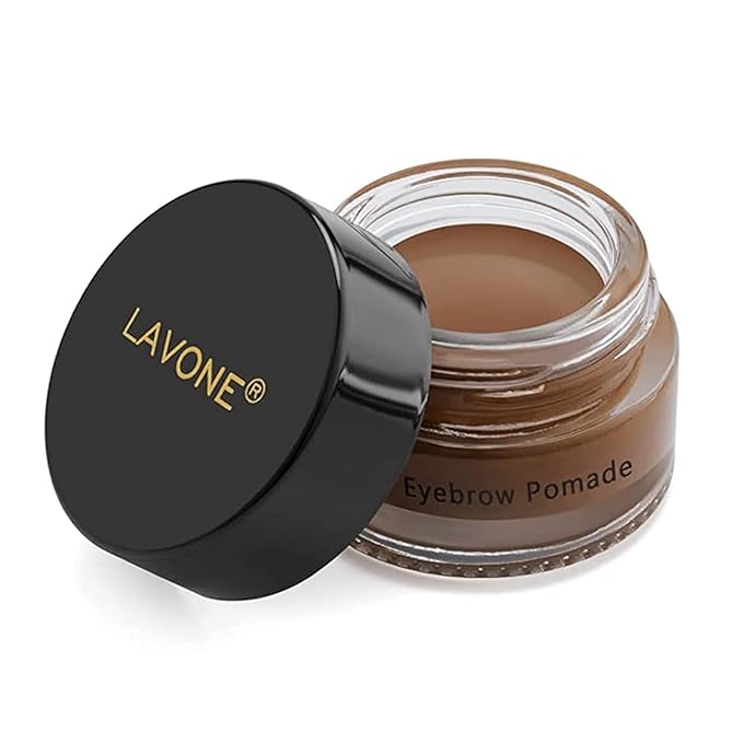 Eyebrow Pomade - Waterproof Brow Pomade for Long-lasting Results,Smudge Proof and Sweat Resistant Formula,Natural Eyebrow Makeup for All Skin Types and Tones - Soft Brown-Velvo Beauty