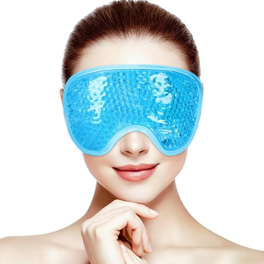 ONLYSKY BEAUTY Cold Eye Mask Cooling Gel Eye-Mask for Dry Eyes, Eye relax and Pressure Release as Gift for women (Blue)-Velvo Beauty