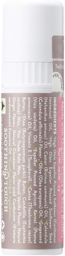 Soothing Touch Lip Balm - Vegan Vanilla Chai - Case of 12 - .25 oz-Velvo Beauty