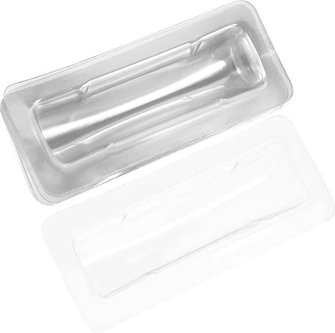 SEWACC 30pcs Clear Plastic Lip Balm Pouches Clear Lipstick Holder Money Card Holder Transparent Lip Balm Window Holder Plastic Domes for Lip Balm-Velvo Beauty