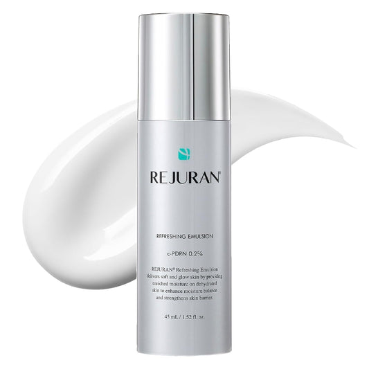 REJURAN® Refreshing Emulsion, c-PDRN® - Salmon DNA Facial Moisturizer for Deep Hydration, Radiance-Boosting, Firmness, Skin Elasticity, and Optimal Moisture Balance. Korean Skincare (1.52 fl oz)-Velvo Beauty