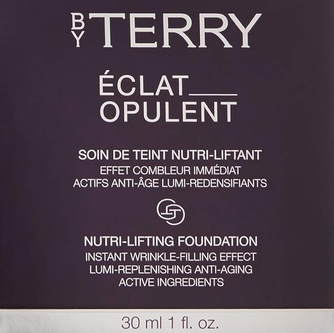 By Terry Eclat Opulent Anti-Aging Lifting Foundation, Medium - Full Coverage, Hydrating & Radiance Boosting, Warm Radiance, 1.01 fl oz-Velvo Beauty
