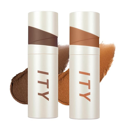 ITY Velvet Matte Finish Lip Stain-Mousse Textured Lip Clay, Red Shade, Conceals Lip Lines, Rich Pigment Lip Tint Lipsticks, 0.14 oz (4g) in Earthy, Ginger.-Velvo Beauty