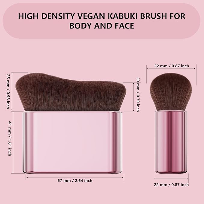 docolor Self Tanner Brush Body Makeup Brush for Flawless Face and Body Makeup, Sunless Tanner Blending Brush Body Brush for Self Tanner, Bronzer, Foundation, Vegan & Cruelty Free-Velvo Beauty