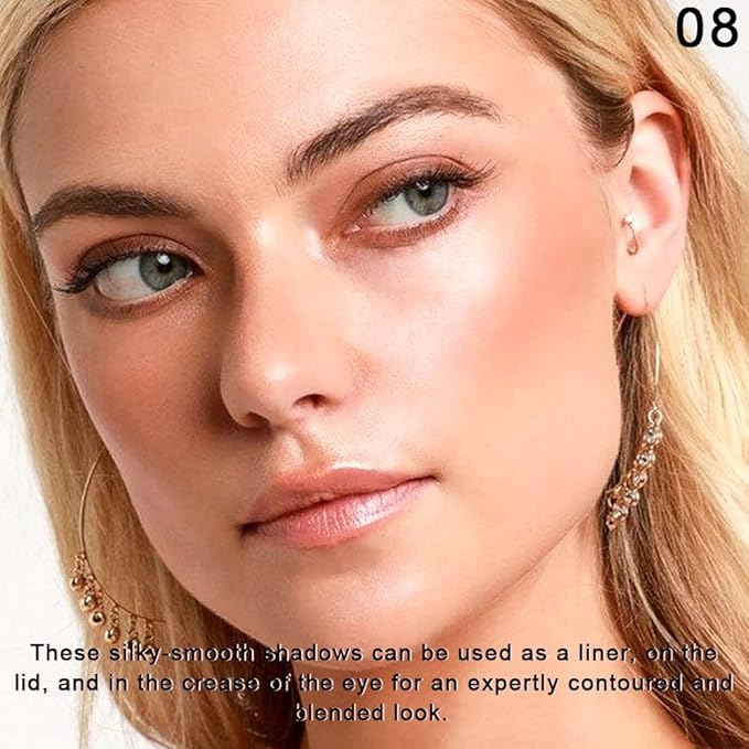 evpct 10 Colors Matte Nude Eye Shadow Palette Makeup for Older Women, Nude Brown Pink Cocoa Taupe Mauve Neutral Matte Cream Smokey Mini Eyeshadow Palette for Blue Green Eyes, Contour Makeup Palettes 6-Velvo Beauty