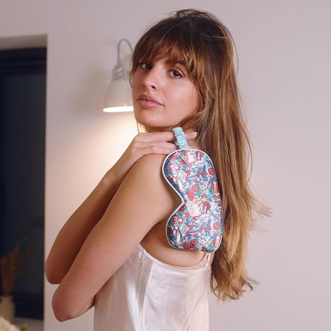 SMUG Satin Sleep Mask & Eye Mask | Travel Sleep Masks for Women & Men | Soft Sleeping Eye Mask to Nourish Skin & Reduce Dark Circles | Eye Sleep Mask Shades to Block Out Light | Tattoo-Velvo Beauty