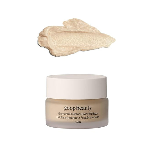 goop Beauty Microderm Exfoliator | Microdermabrasion Scrub to Smooth Textured Skin | Physical & Chemical Exfoliant | Micro-Exfoliating Minerals & Glycolic Acid | 0.5 fl oz-Velvo Beauty