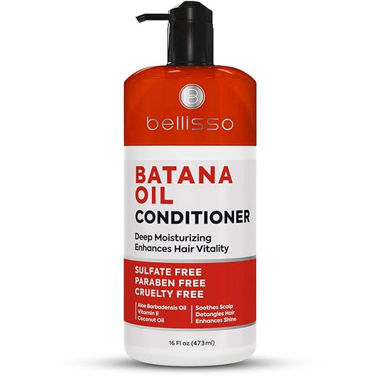 BELLISSO Batana Oil Conditioner for Women and Men - Sulfate Free, Volumizing Treatment for Thinning Hair - Thickening, Volume Boost - 16 Fl Oz-Velvo Beauty