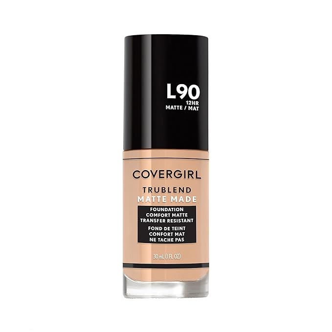 COVERGIRL TruBlend Matte Made Liquid Foundation, Classic Beige, 1 Fl Oz (Pack of 1)-Velvo Beauty