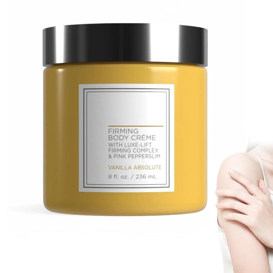 Champagne Lift Body Creme,lift firming body creme, with Luxe-Lift Firming Complex & Pink Pepperslim,Deep Hydration & Smoothing, Hydrates Dry Skin Arms & Legs (Vanilla)-Velvo Beauty