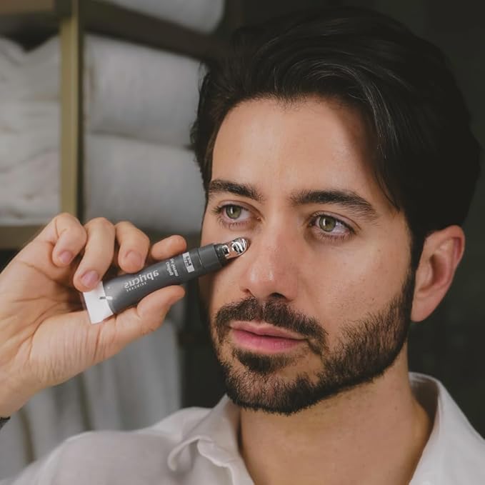 Apricus Eye Serum, Caffeine Peptide Formula, Lightweight Serum for Dark Circles, Puffiness and Fine Lines-Velvo Beauty