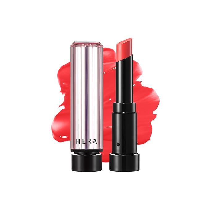 HERA Sensual Tinted Shine Stick 3.5g #297 FEVER | 12HR Long-lasting Lipstick, Sheer & Buildable Lip Tint Stain, Hydrating Formula with Vitamin E, Smooth Finish and Luxurious Korean Makeup-Velvo Beauty