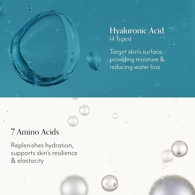 Bliss Hyaluronic Acid Drench & Quench Facial Serum – Hydrating Serum for Dry, Sensitive Skin - Lightweight Gel Formula for Deep Hydration & Plump Skin - Clean, Cruelty-Free - 1 Fl Oz-Velvo Beauty