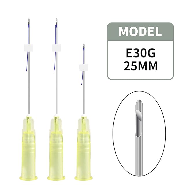 Pdo Threads Lift for Eyes, Pdo Lifting Thread, Improves Wrinkles And Sagging Around The Eye Area (20PCS-30G*25MM)-Velvo Beauty