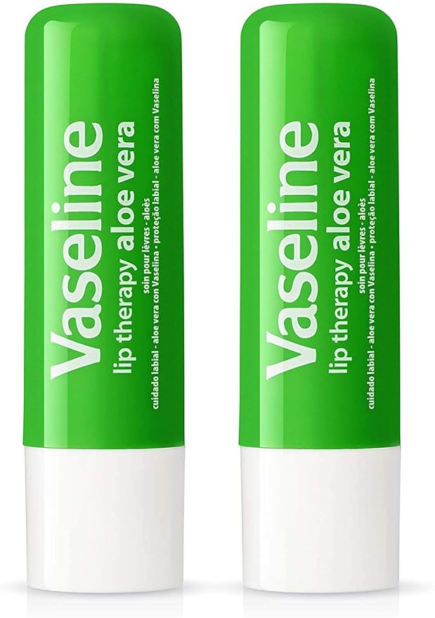 Vaseline Lip Therapy Stick with Petroleum Jelly Gift Set Includes Original, Rosy Lips and Aloe, 6 Count-Velvo Beauty