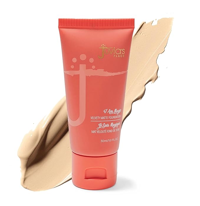 Juvia's Place I Am Magic Velvety Matte Liquid Foundation 640 - Malta - Light w/Peachy Undertone, Makeup Foundation Full Coverage, Lightweight, Long Wear, Velvety Matte Finish-Velvo Beauty