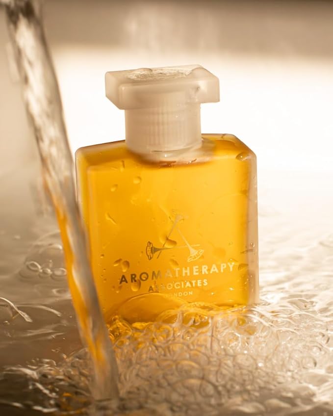 Aromatherapy Associates Revive Evening Bath and Shower Oil – Natural Hydrating Oil with 3 Essential Oils to Refresh Mind, Body, and Spirit (1.86 oz)-Velvo Beauty