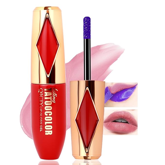 Peel Off Lip Stain -Lip Stain Peel Off Masque - Long Lasting, Waterproof and Transfer Proof Nude Lip Tint, Matte Finish Peel Off Makeup-Velvo Beauty