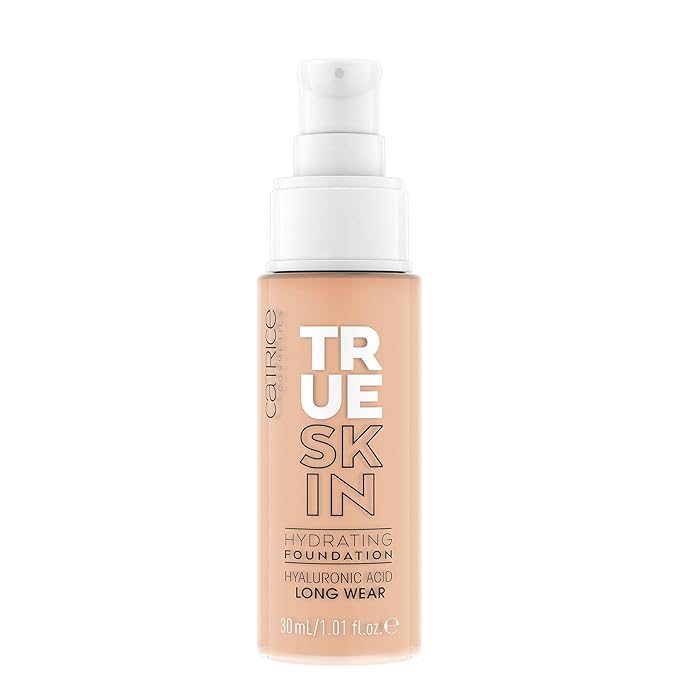 Catrice | True Skin Hydrating Foundation | Lightweight Buildable Coverage with Hyaluronic Acid and Watermelon Seed Oil | Vegan & Cruelty Free (015 | Warm Vanilla)-Velvo Beauty