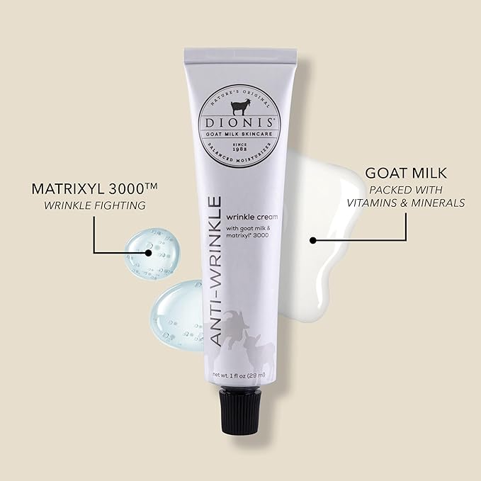 Dionis Goat Milk Skincare 1 fl oz Anti-Wrinkle Cream - Cruelty Free, Paraben Free, For All Skin Types-Velvo Beauty