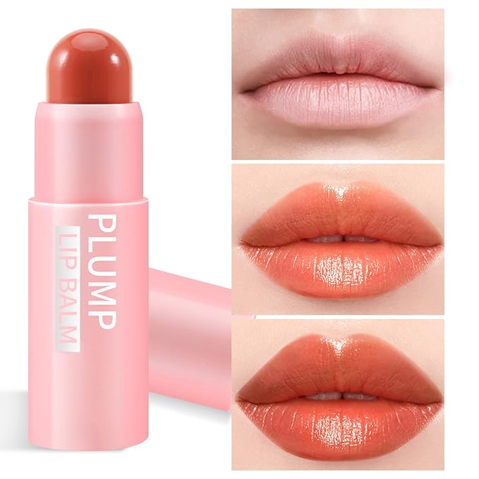 Boobeen Lip Plumping Balm,Moisturizing Lip Plumper Makeup, Long Lasting Lip Moisturizer for Lip Care, Hydrating Lip Balm for Natural Lip Color-Velvo Beauty