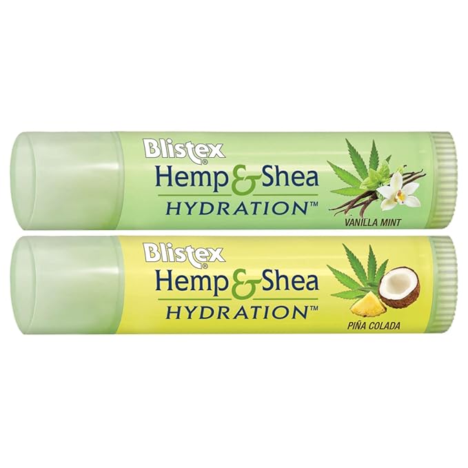 Blistex Hemp & Shea Hydration, 2 count (Pack of 3)-Velvo Beauty