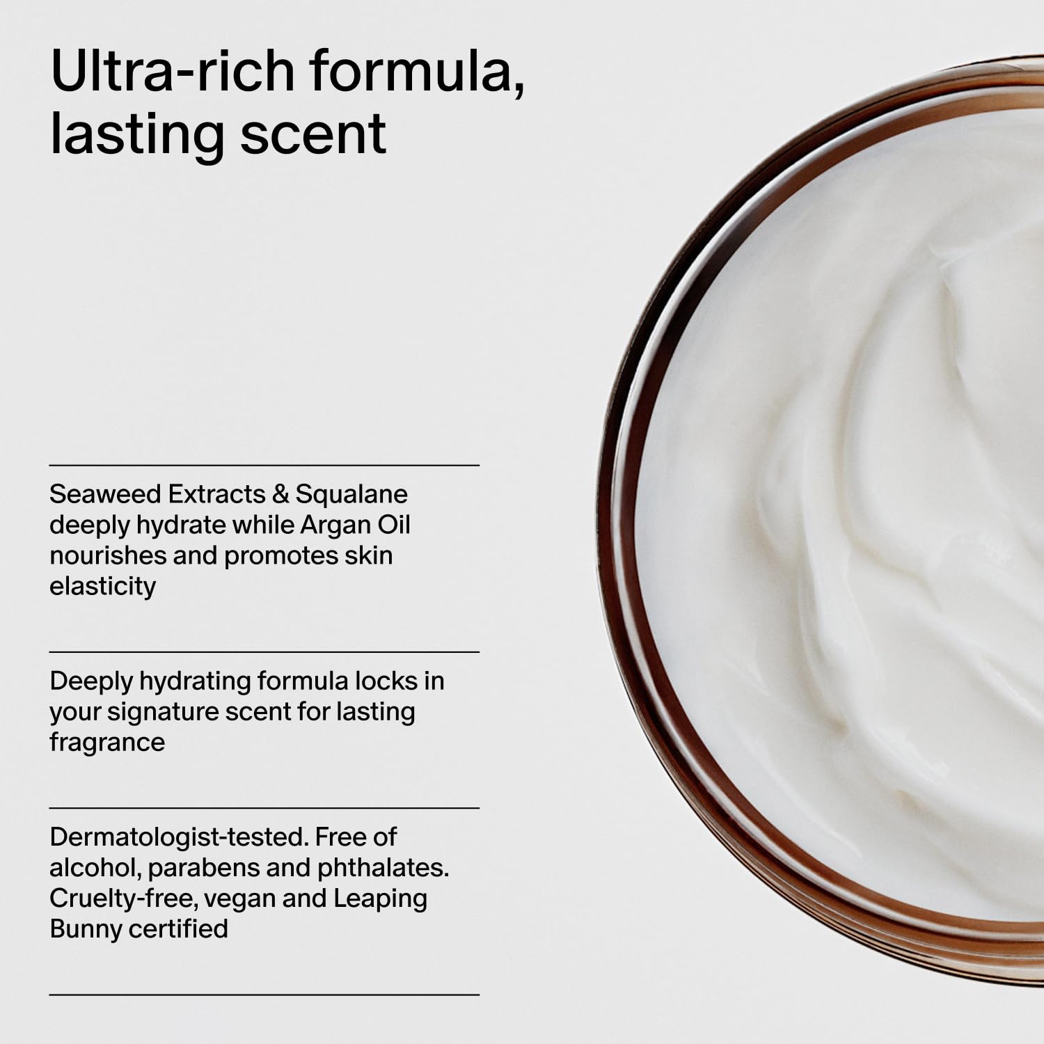 Salt & Stone Body Cream – Santal & Vetiver | Hydrating Formula with Seaweed Extracts, Spirulina & Squalane | Deep Hydration, Skin Barrier Support & Healthy Glow | for all Skin Types (6.7 fl oz)-Velvo Beauty