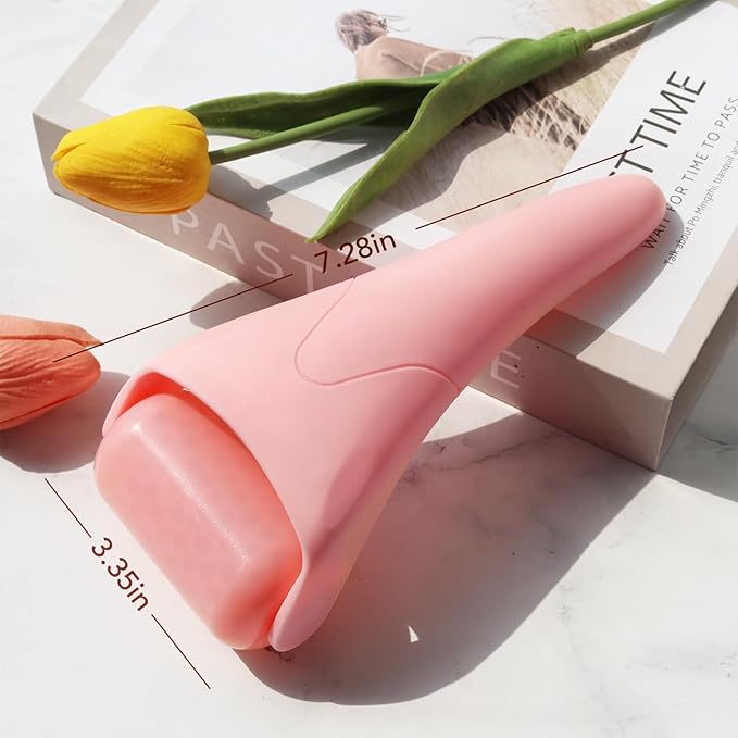 huefull Ice Roller for Face Women, Skin Care Set & Ice Face Roller，Self Care Gifts for Women,Reduces Puffiness and Wrinkle, Facial Massager Tool & Spa Pink Gifts-Velvo Beauty