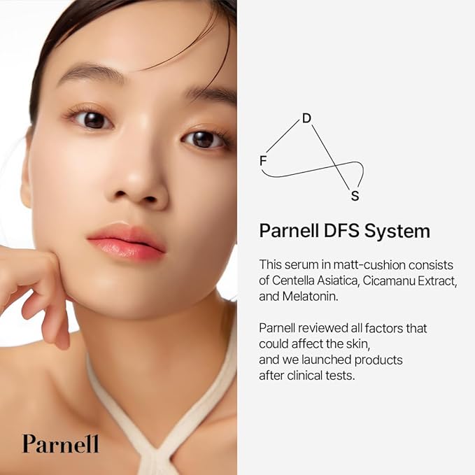 Parnell Cicamanu Serum In Matte Cushion (#19 Porcelain, 15g)-Velvo Beauty