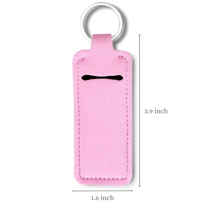 Mango Chapstick 4-Pack. Includes Bonus Lip Balm Holder Keychain (Pink). Limited Edition Flavor from the Chapstick Tropical Paradise Collection, Unique Gift Bundle from Tiny Seed-Velvo Beauty