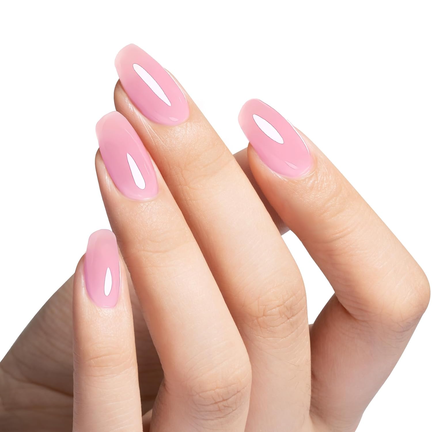 MAYCHAO Pink Builder Gel for Nails, 15ml Nail Strengthener in a Bottle, Nail Extension Hard Gel, Soak Off Long Lasting UV Light Cure-Velvo Beauty