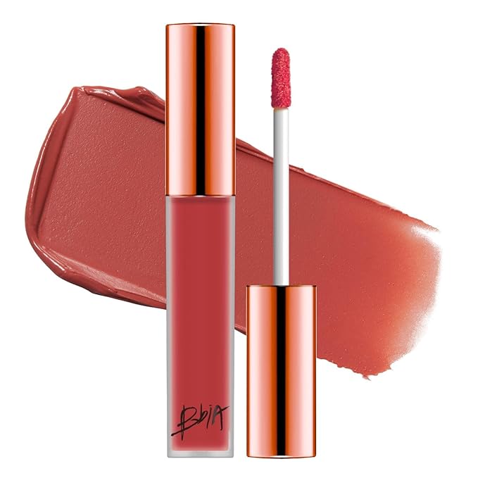 BBIA Last Velvet Lip Tint - Soft & Creamy Matte Finish Lip Stain, Blur Effect with Velvety Texture, Long-Lasting, High Pigment, Lightweight, Non-Drying, Korean Lip Makeup (20 MORE MATURE)-Velvo Beauty