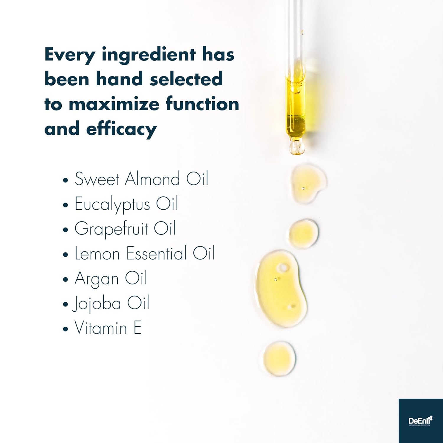 DeEnti Cuticle Oil, Jojoba Oil for Nails, 2oz Hydrating Cuticle Nail Oils, Lush Lemon Scented Cuticles Repair, Vitamin E Nail Supplies, Professional Salon Quality Manicure Supplies-Velvo Beauty