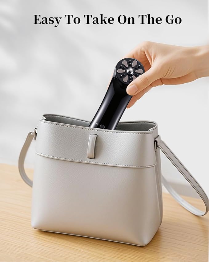 4-in-1 Facial Massager for Face & Neck – Skin Rejuvenation, Lifting & Tightening – Reduces Wrinkles & Puffiness, Enhances Infusion-Velvo Beauty