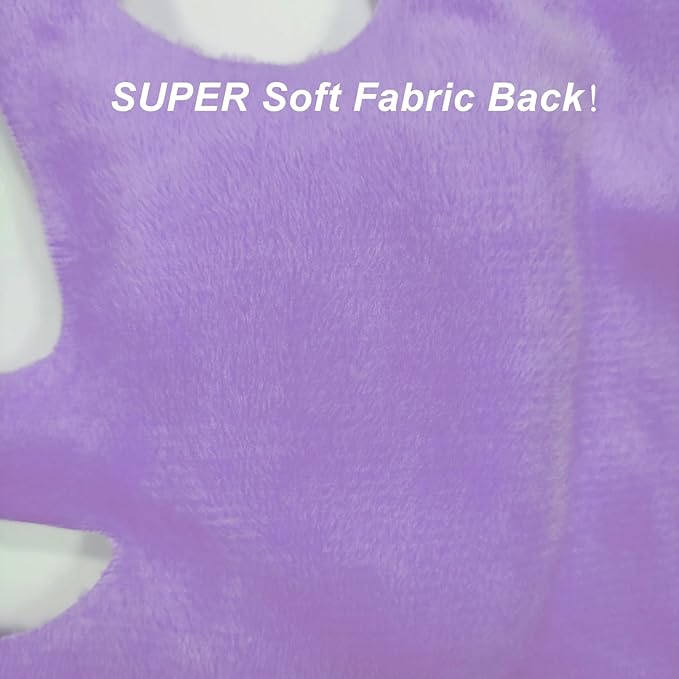 Ice Pack Face Eye Mask for Dark Circles and Puffiness,Gel Cold Cooling Face Mask for Migraines, Headache, Stress and Relaxation (Purple)-Velvo Beauty