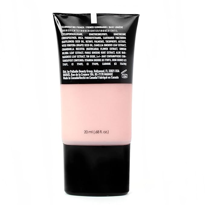 Palladio I'm Glowing Illuminating Primer, Pearly Pink Makeup Primer for Face, Contains Aloe Vera, Grape Seed Oil, Green Tea, Brightens Complexion, Combats Wrinkles, Fine Lines & Pores-Velvo Beauty