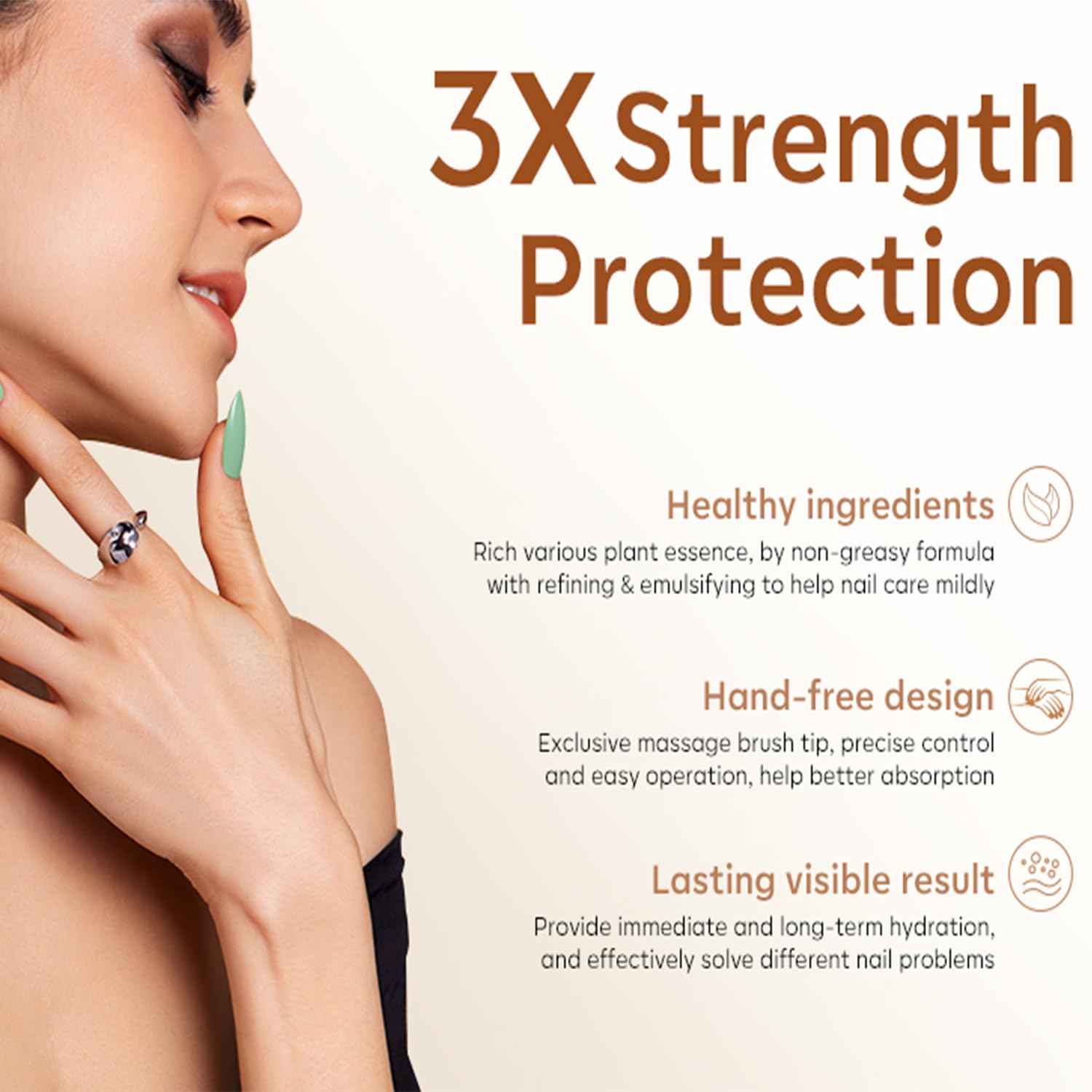 modelones Cuticle Cream, Ultra-Hydrating Nail Care for Damaged Nails Organic Jojoba Oil Vitamin E, Cuticle Non-greasy Dry Cracked Cuticles 15ML-Velvo Beauty