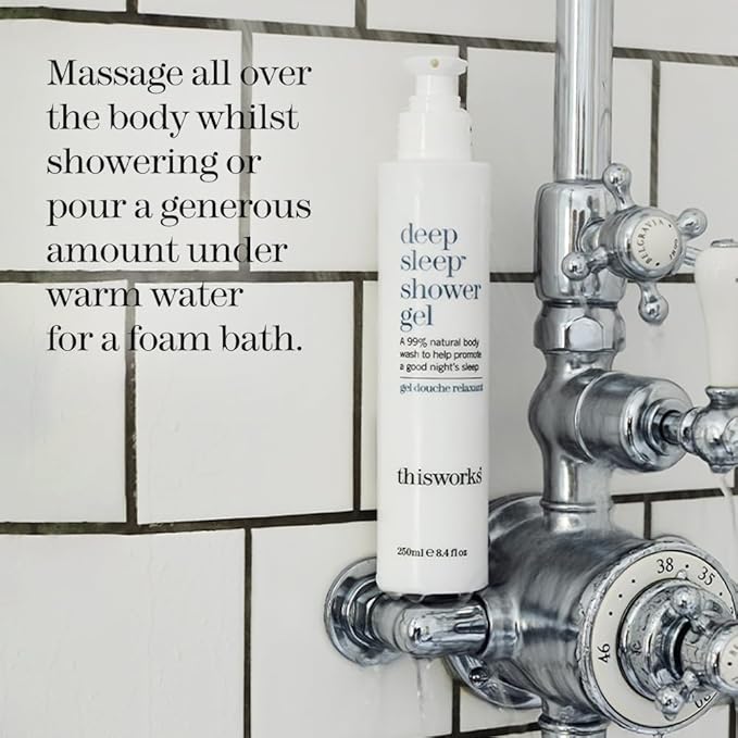 THISWORKS deep sleep shower gel: Calms the Mind and Protects the Skin, 8.4 fl oz (250ml)-Velvo Beauty