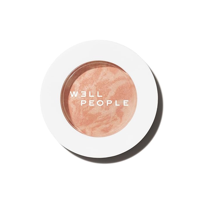 Well People Superpowder Blush Powder, Hydrating Powder Blush For Adding A Pop Of Cheek Color, Vegan & Cruelty-free, Sweet Persimmon-Velvo Beauty