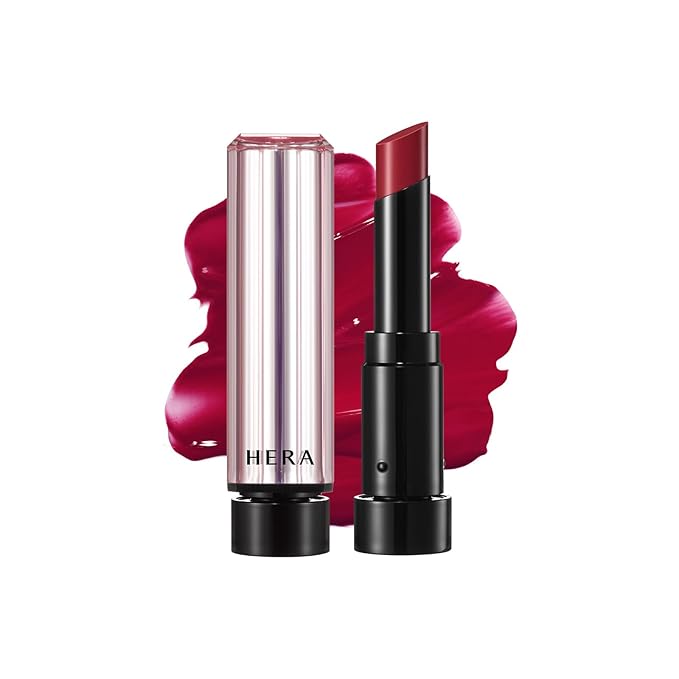 HERA Sensual Tinted Shine Stick 3.5g #99 BLACK CHERRY | 12HR Long-lasting Lipstick, Sheer & Buildable Lip Tint Stain, Hydrating Formula with Vitamin E, Smooth Finish and Luxurious Korean Makeup-Velvo Beauty